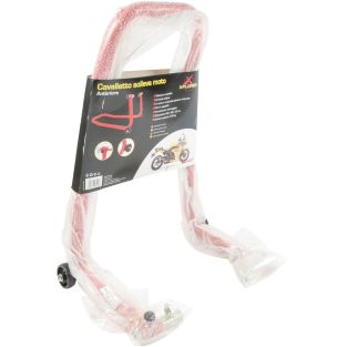 Cavalletto posteriore con ruote supporto moto in ferro verniciato Xplorer