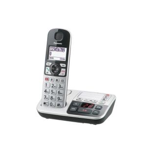 Panasonic KX-TGE520GS telefono Telefono DECT Nero, Argento Identificatore di chiamata