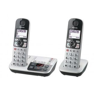 Panasonic KX-TGE522 Telefono DECT Identificatore di chiamata Argento