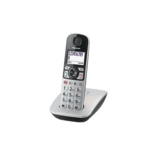 Panasonic KX-TGE510GS telefono Telefono DECT Nero, Argento Identificatore di chiamata