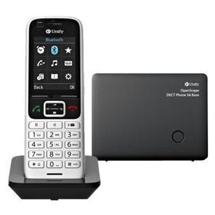 Unify OpenScape DECT Phone S6 Base - Schnurlostelefon - mit Bluetooth-Schnittstelle mit Rufnummernanzeige - ECO DECT - Schwarz