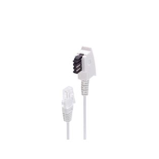 shiverpeaks BS12-09046 cavo telefonico 3 m Bianco