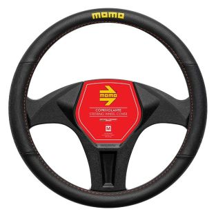 Coprivolante Momo MOMLSWC0LAPBR Nero/Rosso Ø 38-39 cm