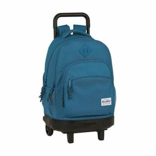 Trolley per la Scuola Compact BlackFit8 Egeo Azzurro 33 X 45 X 22 cm