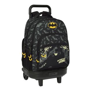 Trolley per la Scuola Batman Hero Nero 33 X 45 X 22 cm