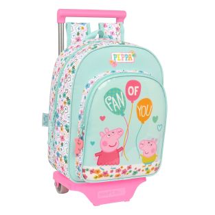 Trolley per la Scuola Peppa Pig Cosy corner Azzurro 26 x 11 x 67 cm