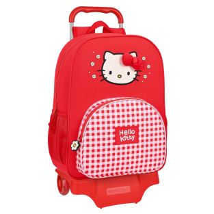 Trolley per la Scuola Hello Kitty Spring Rosso (33 x 42 x 14 cm)