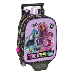 Trolley per la Scuola Monster High Creep Nero 22 x 27 x 10 cm