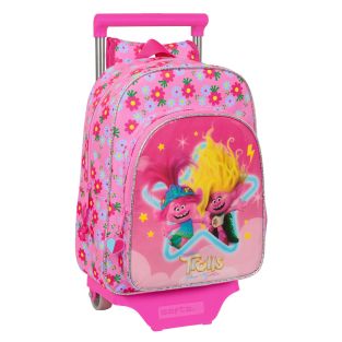 Trolley per la Scuola Trolls Rosa 26 x 34 x 11 cm