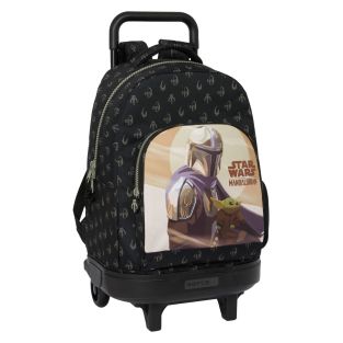 Trolley per la Scuola The Mandalorian This is the way Nero 33 X 45 X 22 cm