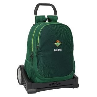 Trolley per la Scuola Real Betis Balompié Verde 32 x 43 x 14 cm