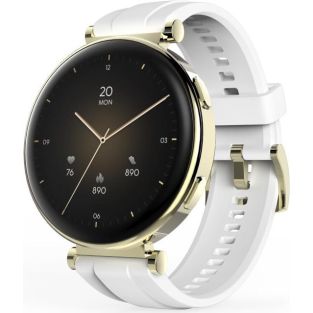 Hama Smartwatch 7000, AMOLED 1.32, Telefonfunktion, wasserdicht, rund, Gold (00178622)