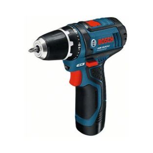 Bosch Gsr 10,8-2-Li Professional Drill Senza Chiave Nero, Blu, Rosso