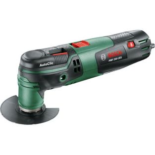 Bosch Pmf 250 Ces Set MultI-Strumento Elettrico 250 W 20000 Giri/min Nero, Verde