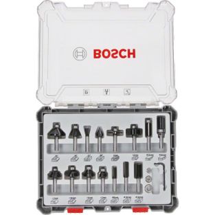 Bosch 2 607 017 471 Punta Per Fresa Set Di Punte 15 pz