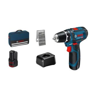 Bosch Gsr 12V-15 Professional 1300 Giri/min Nero, Blu