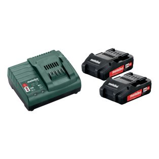 Metabo 685161000 Batteria E Caricabatteria Per Utensili Elettrici Set Batteria E Caricabatterie