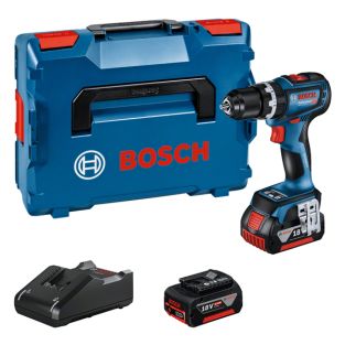 Bosch Gsb 18V-90 C 2100 Giri/min Nero, Blu