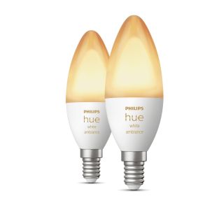 Philips Hue White Ambiance 2 Lampadine Smart E14 25 W