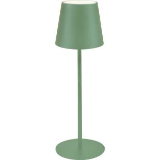 New Majestic Lampada Da Tavolo Agata Verde Ricaricabile Luce Led Regolabile Waterproof