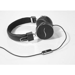 HI-Deejay Cuffie Professionali Rivestite In Tessuto Nappa Black