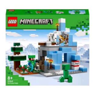 Lego Minecraft I Picchi Ghiacciati Con Caverna E Personaggi