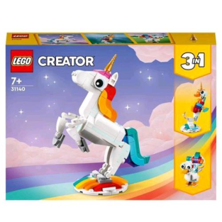 Lego Creator Unicorno Magico Con Arcobaleno Set 3 In 1