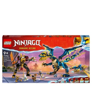 Lego Ninjago Dragone Elementare Vs Mech Dell'imperatrice Con 6 Minifigure