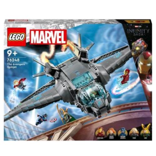 Lego Marvel Il Quinjet Degli Avengers Astronave Con Minifigure Di Thor E Iron Man