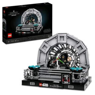 Lego Star Wars Diorama Sala Del Trono Se Duello Spade Laser 40° Anniversario Del Ritorno Dello Jedi Con 3 Minifigure