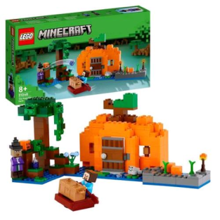 Lego Minecraft La Fattoria Delle Zucche Con 2 Personaggi