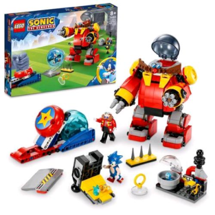 Lego Sonic Sonic Vs Robot Death Egg Del Dr Eggman Con Sfera Velocita' E Lanciatore