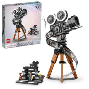 Lego Disney Classic Cinepresa Omaggio A Walt Disney Con 2 Personaggi 2 Animali E Una Minifigura