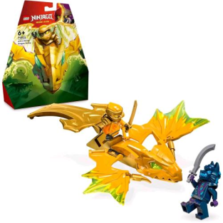 Lego Ninjago Attacco Del Rising Dragon Di Arin Con 2 Minifigure E Spade Ninja