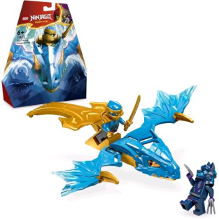 Lego Ninjago Attacco Del Rising Dragon Di Nya Con 2 Minifigure Spada Ninja E Artigli