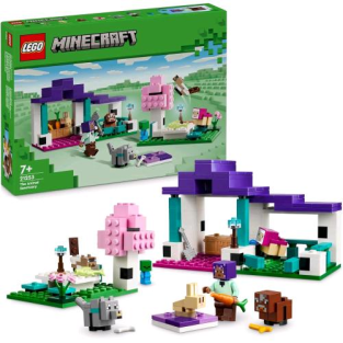 Lego Mincraft Il Santuario Degli Animali Modellino In Mattoncini Del Bioma Delle Pianure Con Personaggi