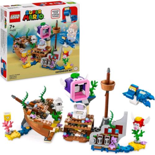 Lego Super Mario Pack Di Espansione Il Veliero Sommerso Di Dorrie Con 4 Personaggi