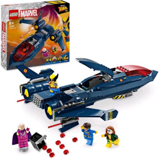 Lego Marvel X Jet Di X Men Aereo Giocattolo Da Costruire Con 4 Mini Figure