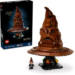 Lego Harry Potter Il Cappello Parlante Di Hogwarts Con Stemma Delle Case 31 Suoni E 1 Minifigura