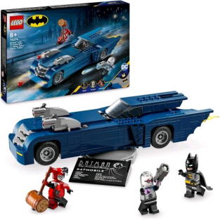 Lego Dc Batman Batmobile Vs Harleyq E Mr Freez Macchina Giocattolo Da Costruire Con 3 Minifigure