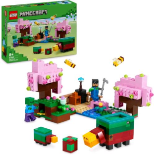 Lego Minecraft Il Giardino Del Ciliegio In Fiore Modello Da Costruire Del Bioma Con Il Personaggio Sunny E 2 Api Giocattolo