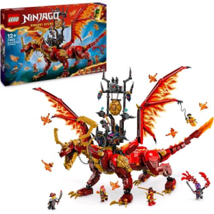 Lego Ninjago Dragone Sorgente Del Movimento Figura Snodabile Da Costruire Con 6 Minifigure Spade E Accessori