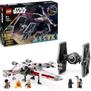 Lego Star Wars Mash Up Tie Fighter E X Wing Modellini Da Costruire E Personalizzare Di Astronavi Con 4 Minifigure E Droide