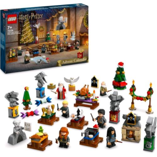 Lego Harry Potter Calendario Dell' Avvento 2024 Giocattolo Fantasy Di Hogwarts Con 7 Minifigure E 16 Mini Costruzioni Del Mondo Magico