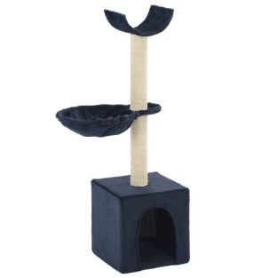 Albero Per Gatti Con Tiragraffi In Sisal 105 Cm Blu