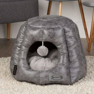 Scruffs & Tramps Cuccia Per Gatti Knightsbridge 48x38 Cm Grigia